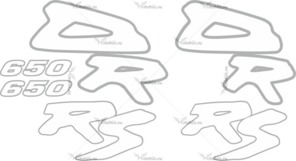 Decals for SUZUKI DR-650 1991