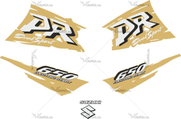 Decals for SUZUKI DR-650 1996