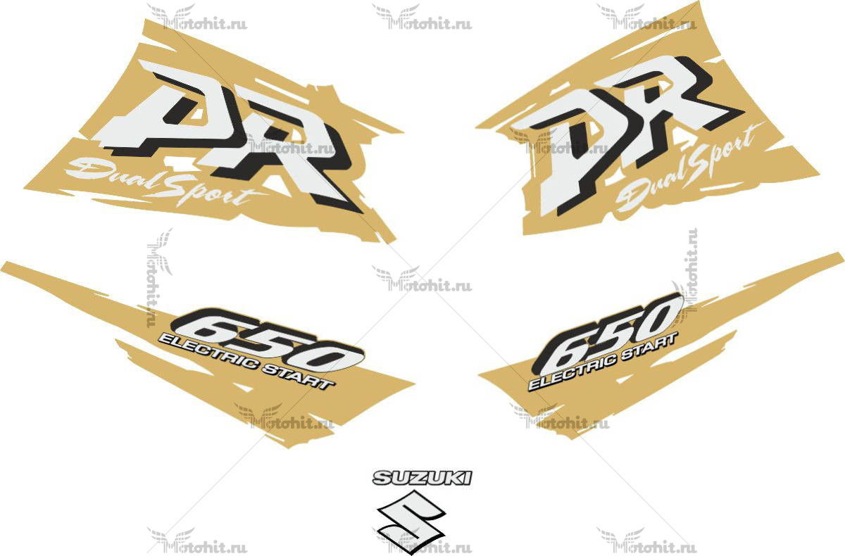Decals for SUZUKI DR-650 1996