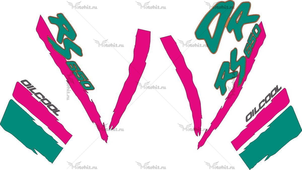 Decals for SUZUKI DR-650 RS 1991