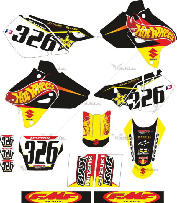 Decals for SUZUKI DRZ-400 2000-2018