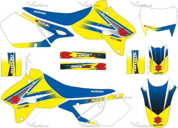 Decals for SUZUKI DRZ-400 2000-2018 EDUARDO