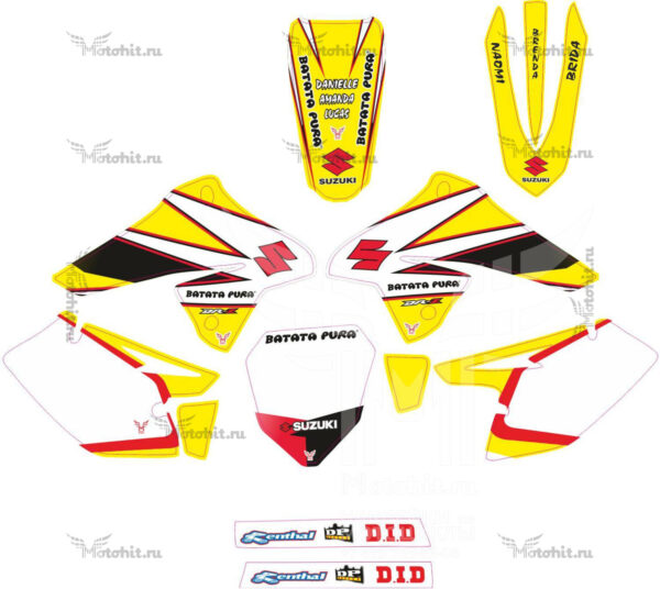 Decals for SUZUKI-DRZ-125-2001-2007