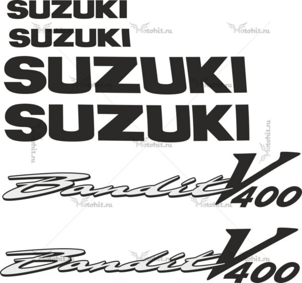 Decals for SUZUKI GSF-V-400 BANDIT