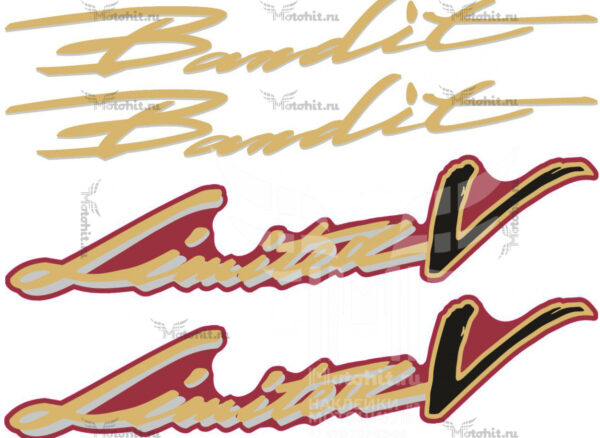 Decals for SUZUKI GSF-V-400 BANDIT Limited V 1991 (1997)