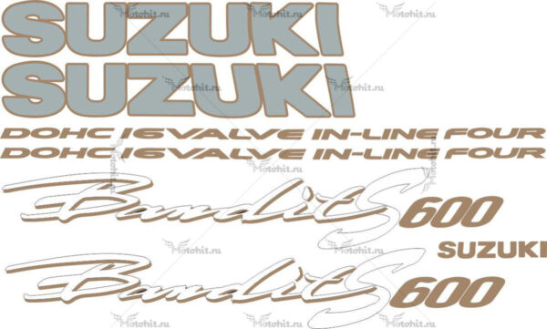 Decals for SUZUKI GSF-600-S 1997 BANDIT