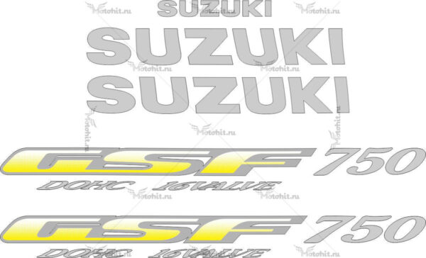 Decals for SUZUKI GSF-750 1996