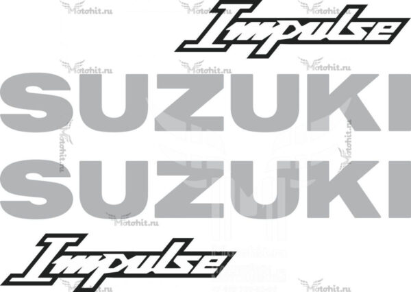 Decals for SUZUKI GSX-400 IMPULSE