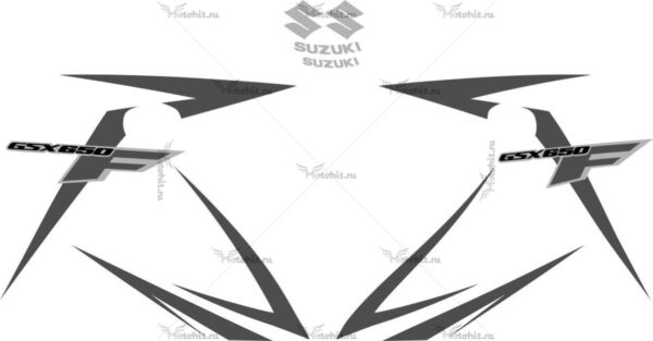 Decals for SUZUKI GSX-650-F 2013 BLACK
