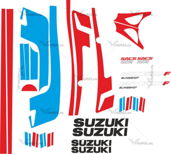 Decals for SUZUKI GSX-600-F