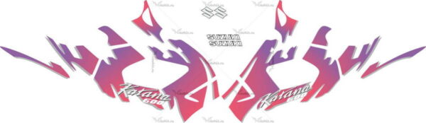 Decals for SUZUKI GSX-600-F 1992 KATANA