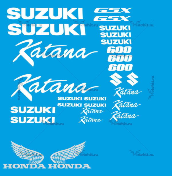 Decals for SUZUKI GSX-600 KATANA