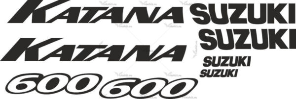 Decals for SUZUKI GSX-600 KATANA 2003
