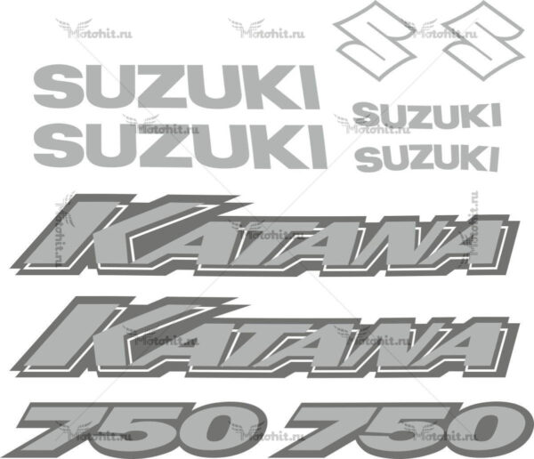 Decals for SUZUKI GSX-750 2003 KATANA