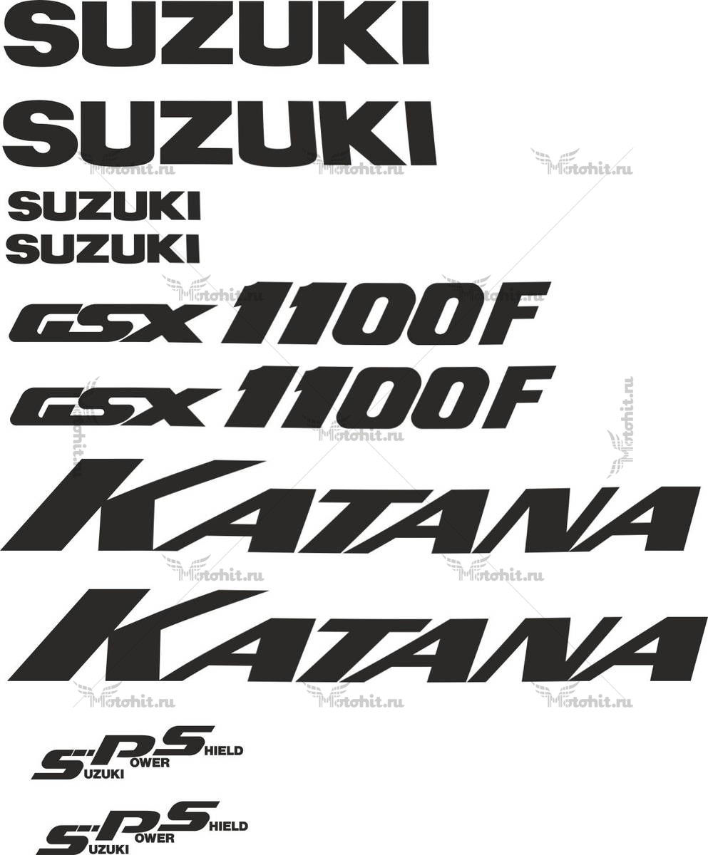 Decals for SUZUKI GSX-F-1100 KATANA