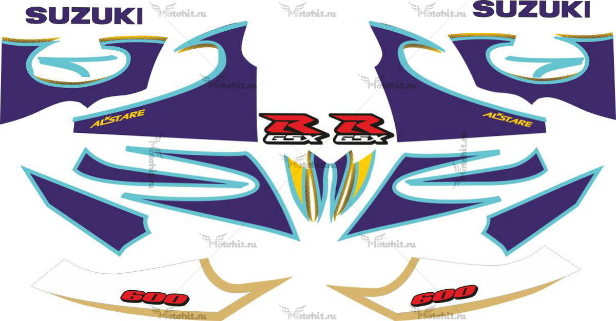 Decals for SUZUKI GSX-R-600 2000 SRAD