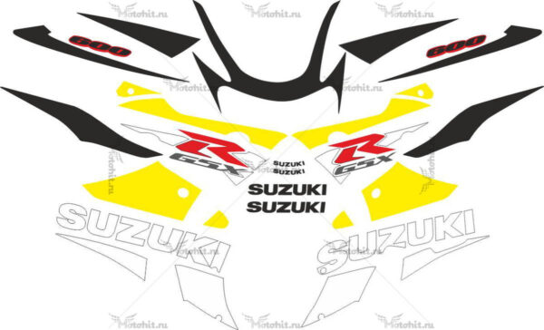 Decals for SUZUKI GSX-R-600 2001-2003