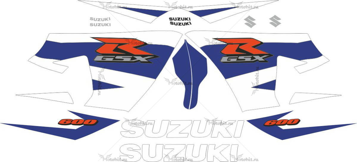 Decals for SUZUKI GSX-R-600 2004-2005