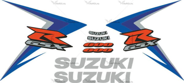 Decals for SUZUKI GSX-R-600 2007-2