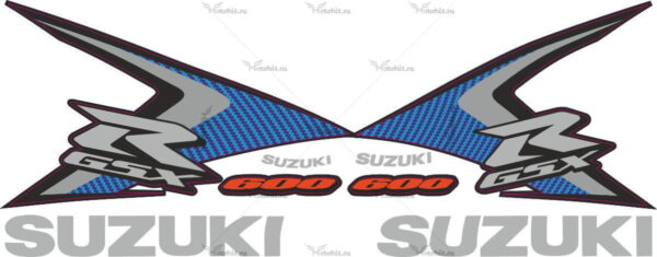 Decals for SUZUKI GSX-R-600 2008 DARK