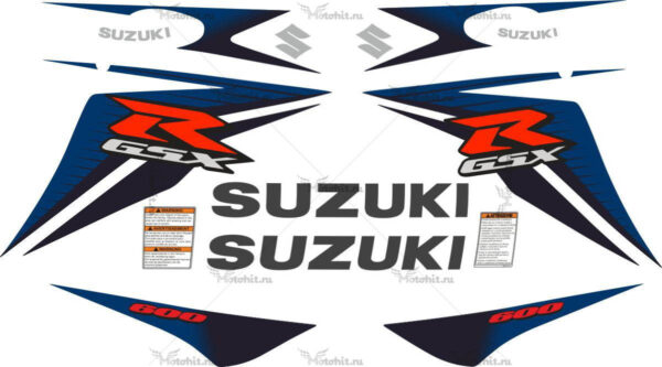 Decals for SUZUKI GSX-R-600 2011-2015