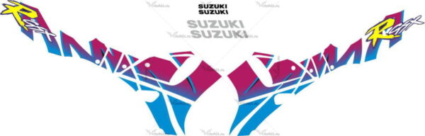 Decals for SUZUKI GSX-R-750 1992 YELLOW-R