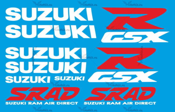 Decals for SUZUKI GSX-R-750 1997 SRAD