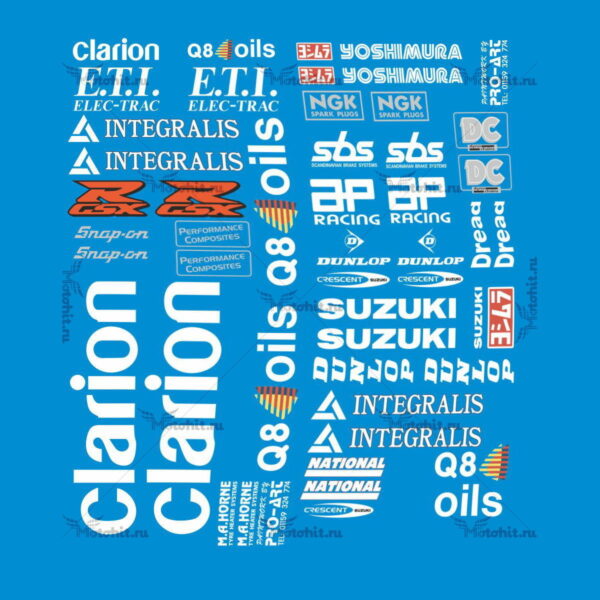 Decals for SUZUKI GSX-R-750 2001 CLARION