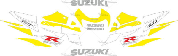 Decals for SUZUKI GSX-R-750 2001 YELLOW