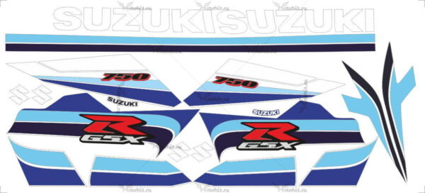 Decals for SUZUKI GSX-R-750 2007 DRUK