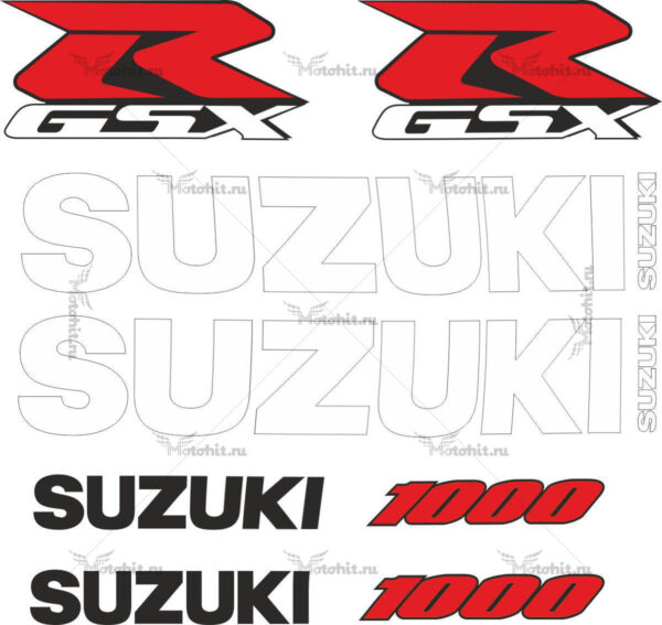 Decals for SUZUKI GSX-R-1000 2001-2002