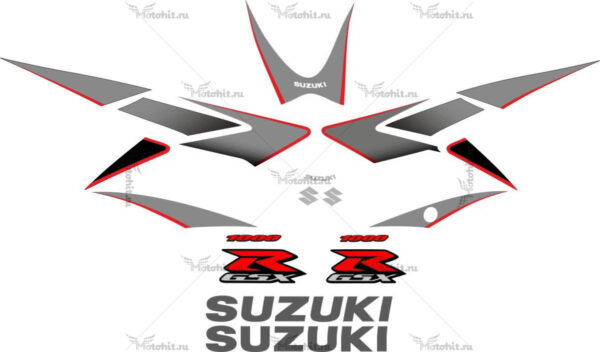 Decals for SUZUKI GSX-R-1000 2006-BLACK