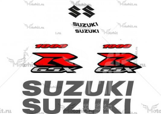 Decals for SUZUKI GSX-R-1000 2006-2010 TXT