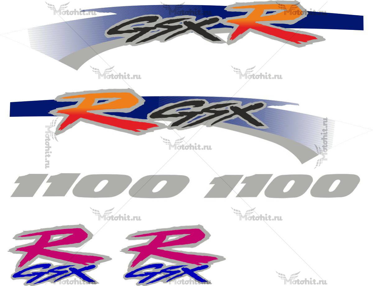Decals for SUZUKI GSX-R-1100 1992