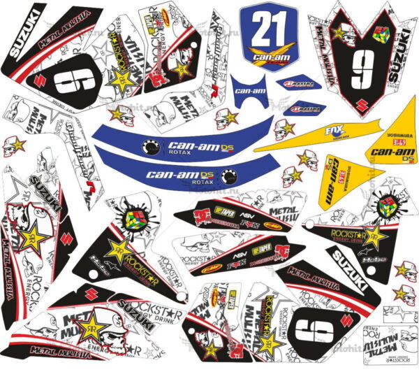 Decals for SUZUKI LTR-450 CAN-AM 2006-2018