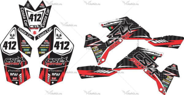 Decals for SUZUKI LTR-450 CSL 2006-2018