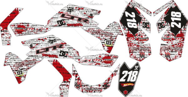 Decals for SUZUKI LTR-450 DC-BRANDS 2006-2018