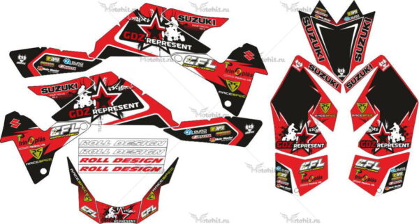 Decals for SUZUKI LTR-450 GDZ 2006-2018