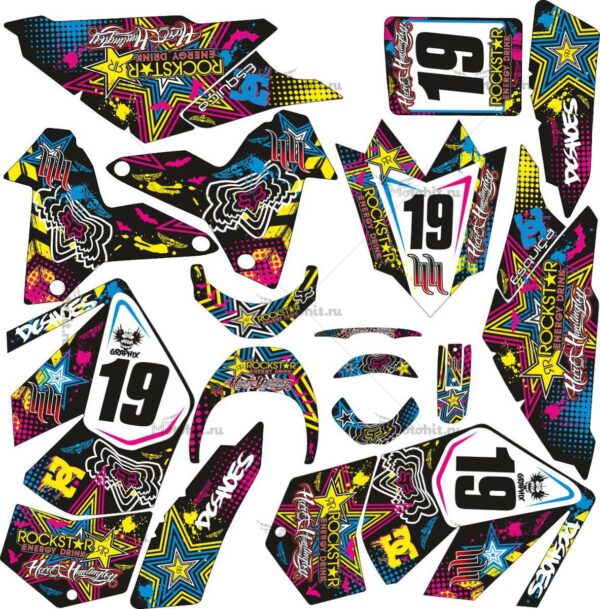 Decals for SUZUKI LTR-450 HH-ROCKSTAR 2006-2018