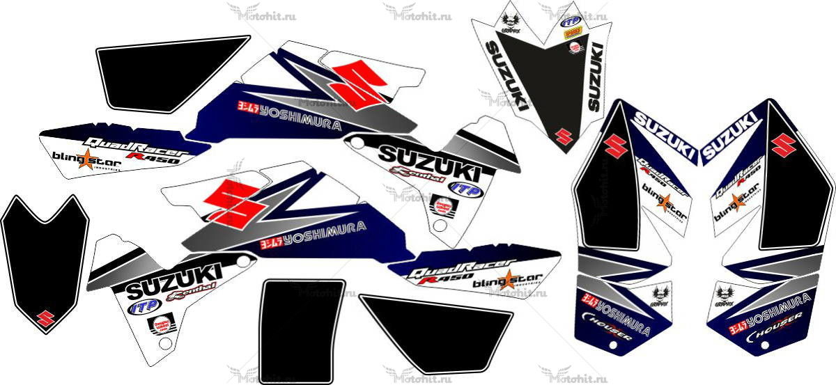 Decals for SUZUKI LTR-450 KIT 2006-2018