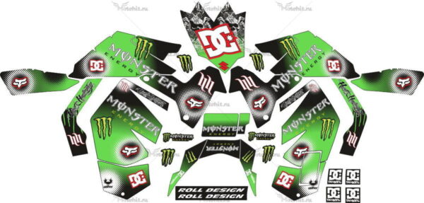 Decals for SUZUKI LTR-450 MONSTER-DARK 2006-2018
