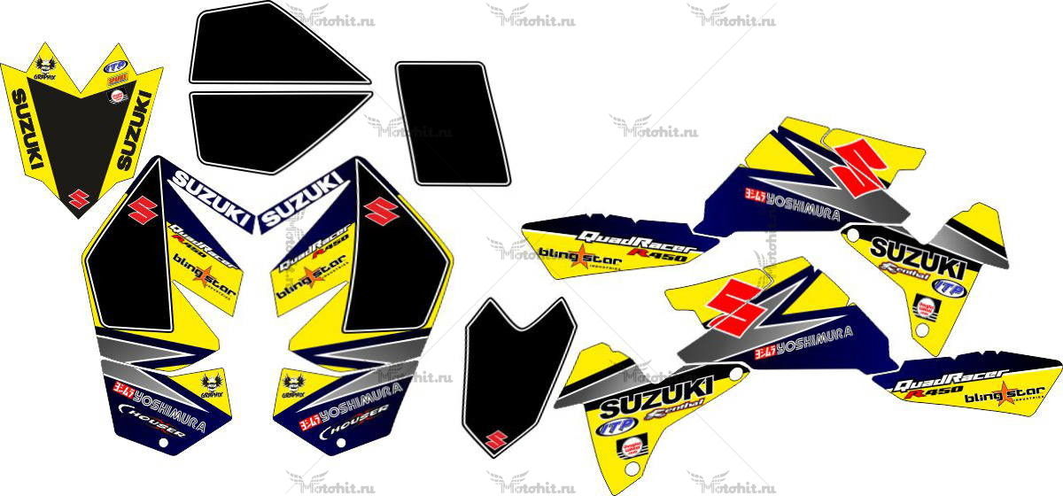 Decals for SUZUKI LTR-450 R 2006-2018
