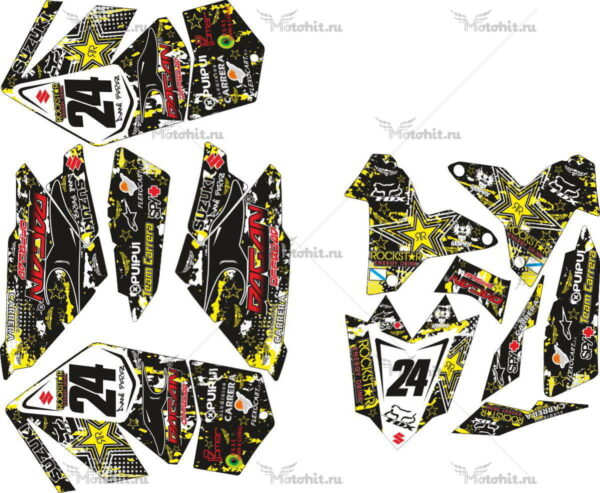 Decals for SUZUKI LTR-450 ROCKSTAR-FOX 2006-2018