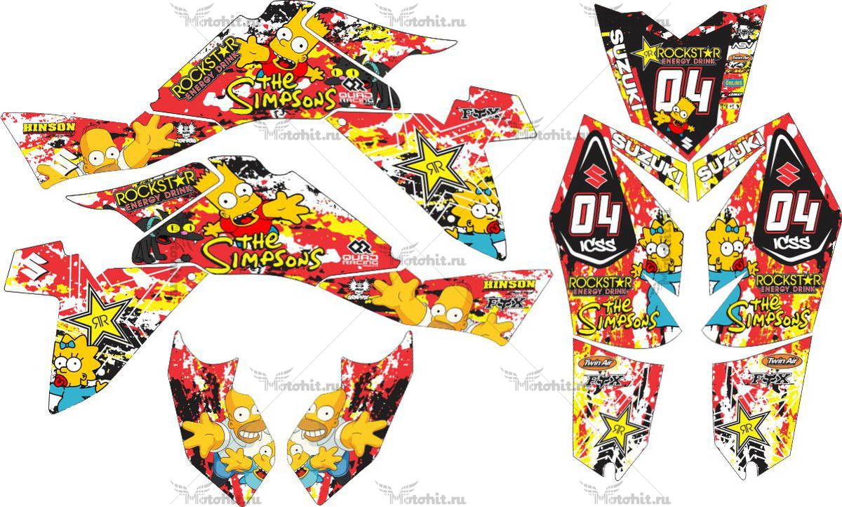 Decals for SUZUKI LTR-450 SIMPSONS 2006-2018