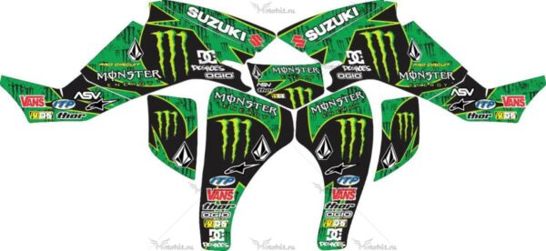 Decals for SUZUKI LTZ-400 DARK-MONSTER 2003-2008