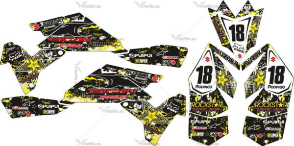 Decals for SUZUKI LTR-450 DAGAN-OFFROAD 2006-2018