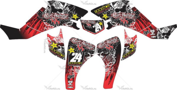 Decals for SUZUKI LTZ-400 RED 2003-2018