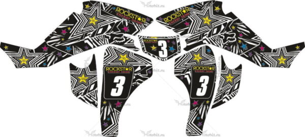 Decals for SUZUKI LTZ-400 ROCKSTAR-FOX 2003-2008
