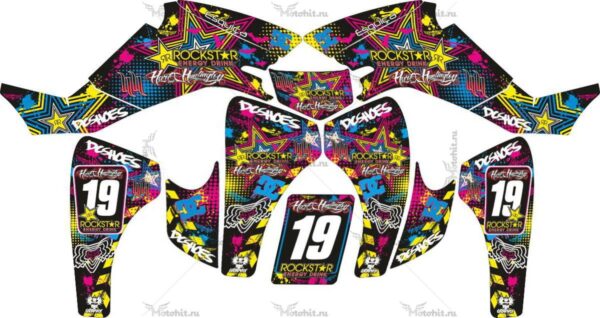 Decals for SUZUKI LTZ-400 ROCKSTAR-HH 2003-2008