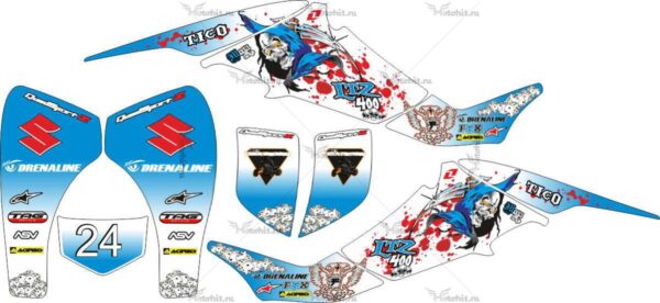 Decals for SUZUKI LTZ-400 SPEEDFREAKS 2003-2008